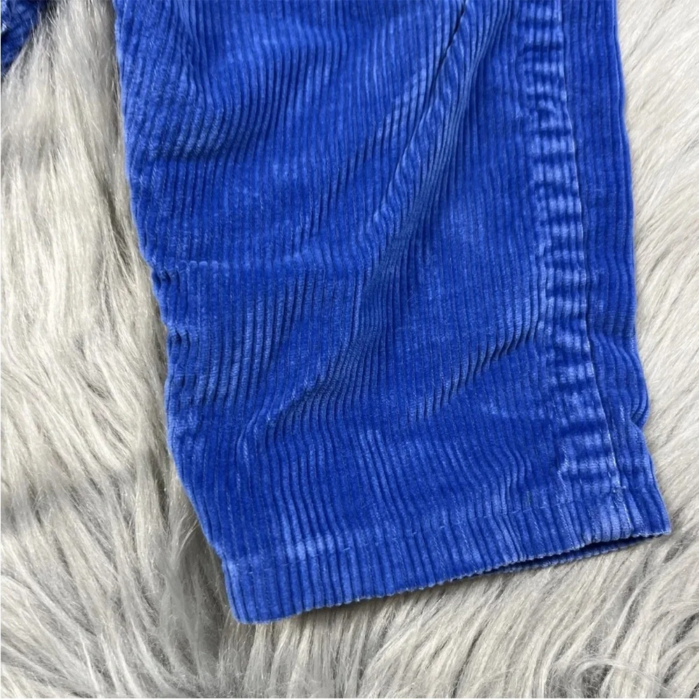 Vintage Oshkosh Bgosh Baby Boys Blue Corduroy Made USA Overalls